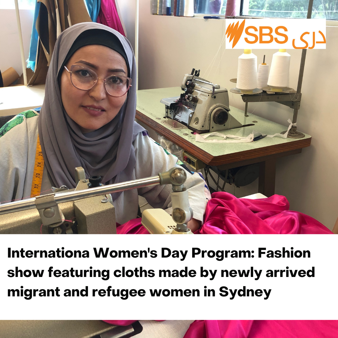 International Women's Day Program: Fashion show featuring cloths made by newly arrived migrant and refugee women in Sydney