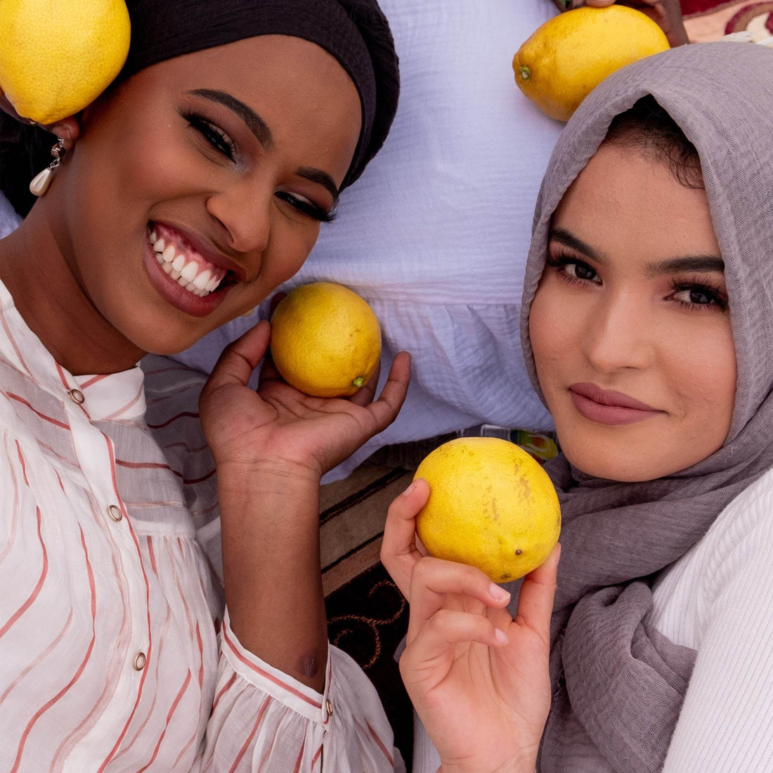" Fazia " Grey Ultra Soft Cotton Crinkle Hijab Shawl