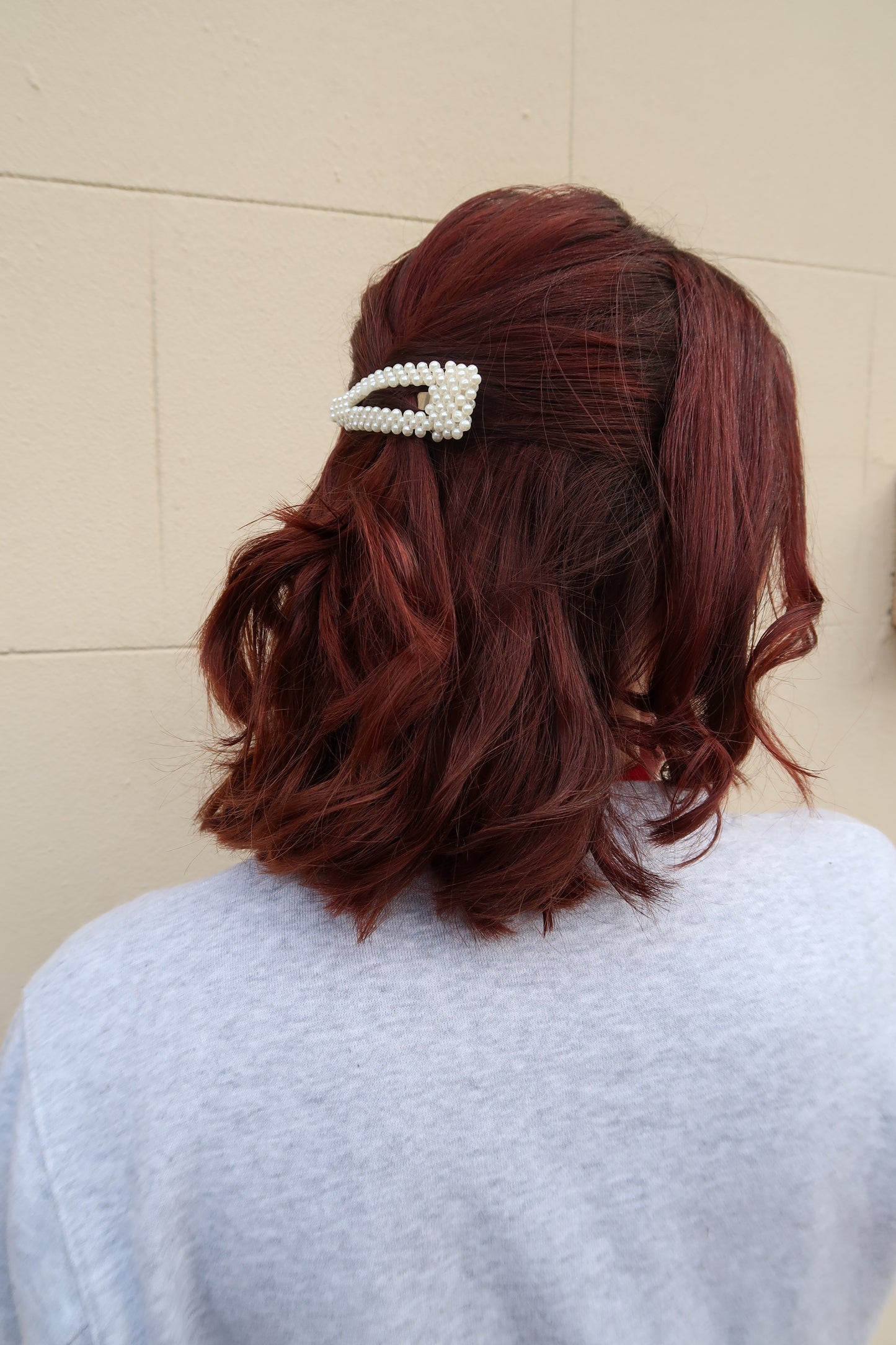 " Arozo " Pearl Hair clip set