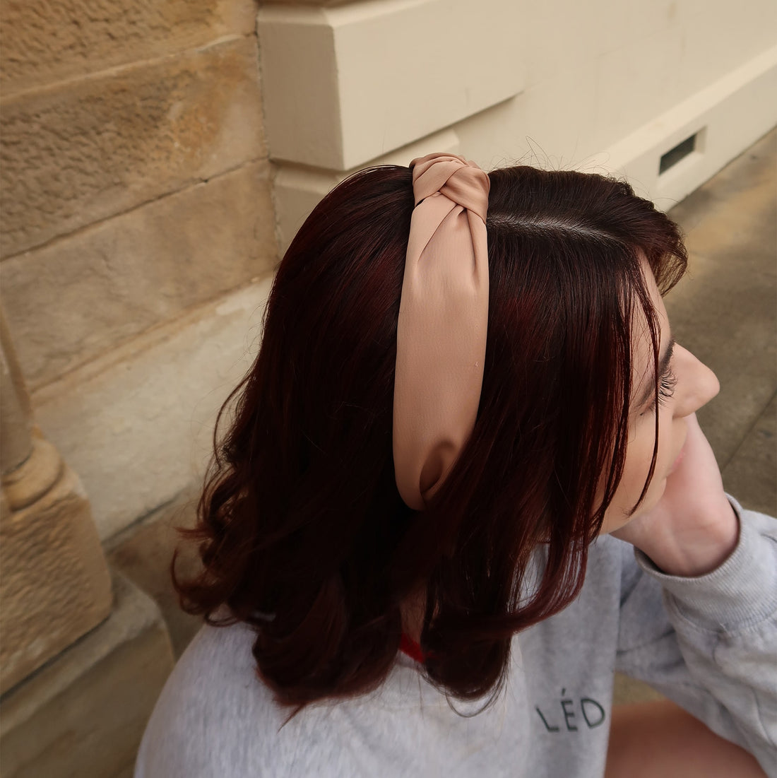 'Eliza' Silky Satin Twist Tie Knot Headband
