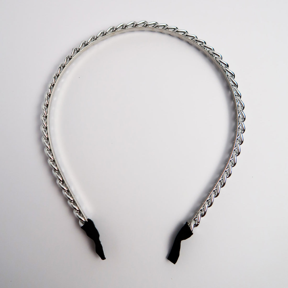 " Sabira " Silver  Chain Headband